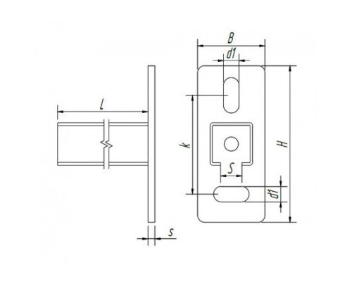 ТМС Rail Консоль МС2 – 30х30*2 - 300 мм